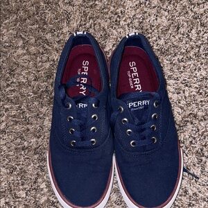 Sperry Men's Dark Blue Canvas Sneakers